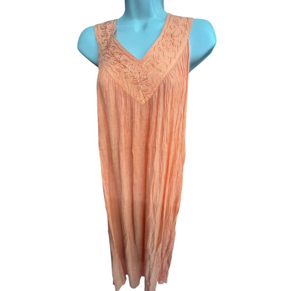 NEW NF women's breezy sleeveless dress in orange